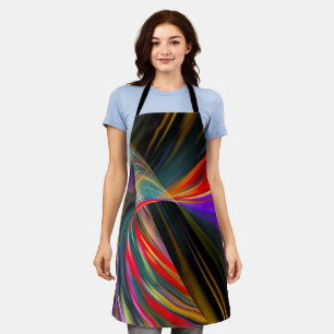 Neon Tunnel Black Schürze