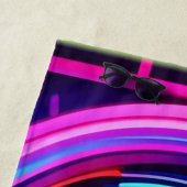 Neon Tunnel Dimensionen Strandtuch (Beispiel)