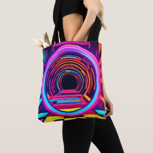 Neon Tunnel Dimensionen Tasche