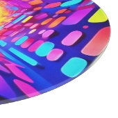 Neon Tunnel: Psychedelische Reise Schneidebrett (Ecke)