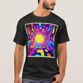 Neon Tunnel: Psychedelische Reise T-Shirt