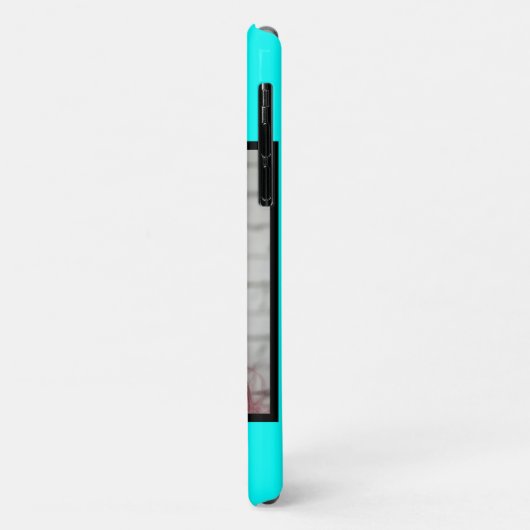 Neon Türkis hell modern und hell Case-Mate iPhone Hülle (Hinten/Links)