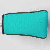 Neon türkis strukturiert. golf headcover (Vorderseite)