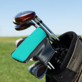 Neon türkis strukturiert. golf headcover (In Situ)