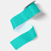 Neon türkis strukturiert. satinband (Rückseite)