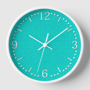Neon türkis strukturiert. uhr