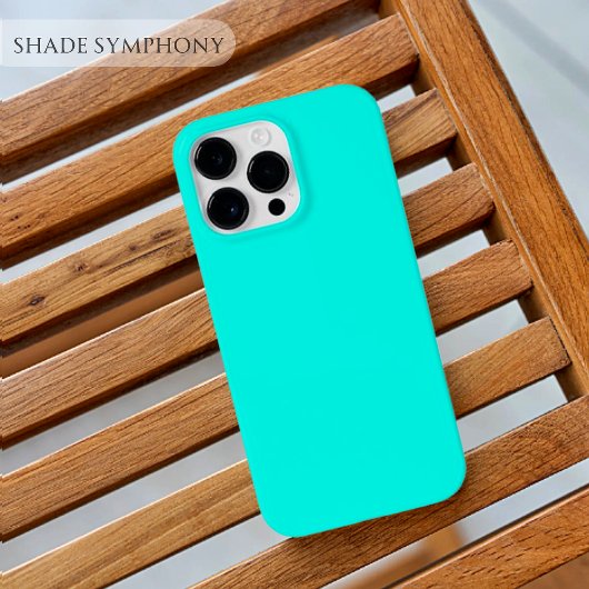 Neon Turquoise Einer der besten Solid Blue Shades Case-Mate iPhone Hülle