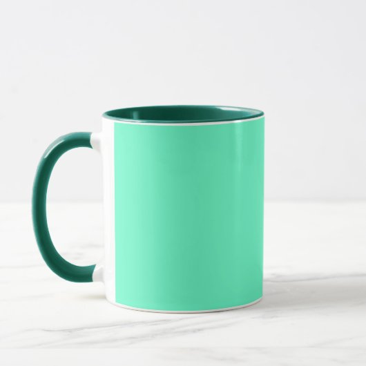 Neon Turquoise Tasse (Links)