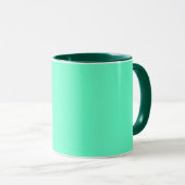 Neon Turquoise Tasse (VorderseiteRechts)
