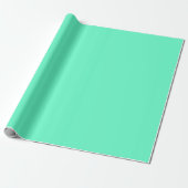 Neon Turquoise Wrapping Paper Geschenkpapier (Ungerollt)