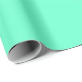 Neon Turquoise Wrapping Paper Geschenkpapier (Rolleneckpunkt)
