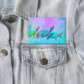 Neon Turtle Button (Insitu)