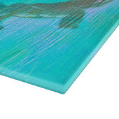 Neon Turtles Cutting Board Schneidebrett (Ecke)