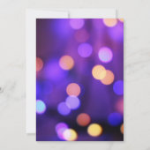 Neon Uni Night Party Einladung, Einladung (Rückseite)