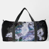 Neon Unicorn Duffle Bag (Rückseite)