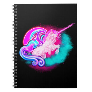 Neon Unicorn Notizblock