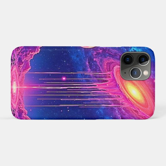 Neon Universe: Dripping Starlight Case-Mate iPhone Hülle (Rückseite (Horizontal))