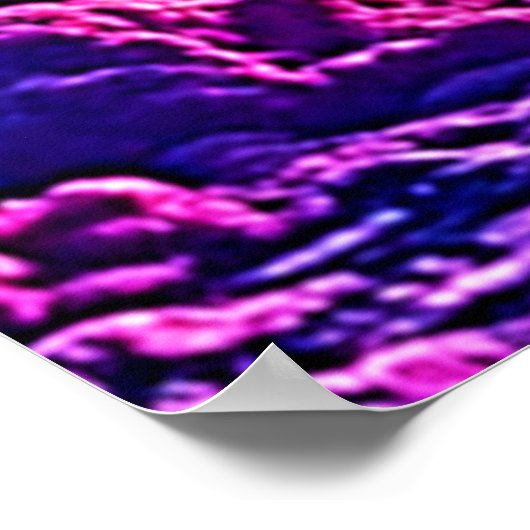 Neon Universe: Dripping Starlight Poster (Ecke)