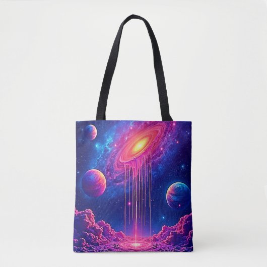 Neon Universe: Dripping Starlight Tasche (Vorderseite)