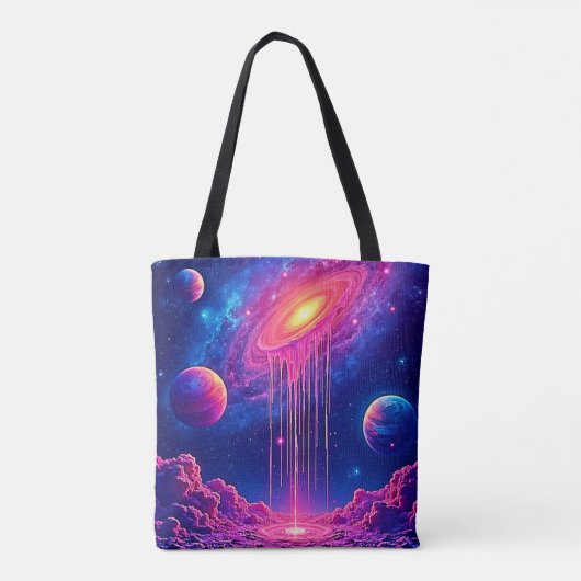 Neon Universe: Dripping Starlight Tasche (Rückseite)