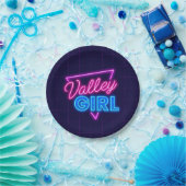 Neon Valley Girl Pappteller (Party)