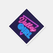 Neon Valley Girl Serviette (Ecke)