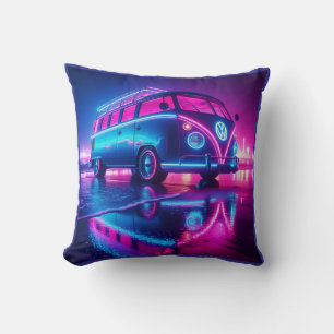 Neon van Life Kissen
