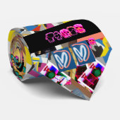 Neon Vangelical #1 von Cassini Krawatte (Gerollt)