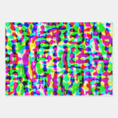 Neon Vaporwave Abstrakte Kunst Geschenkpapier Set (Vorderseite 2)