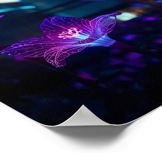 Neon Veins Poster (Ecke)