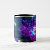 Neon Veins Zweifarbige Tasse (Mittel)
