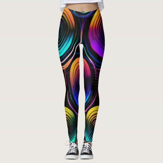 Neon Vibe Radiance Leggings (Vorderseite)