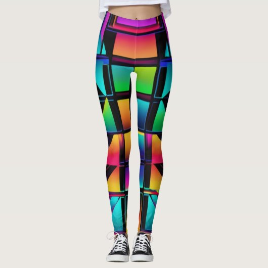 Neon Vibe Radiance Leggings (Vorderseite)