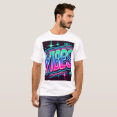 Neon VIBES Bold Graphic T-Shirt (Vorne ganz)
