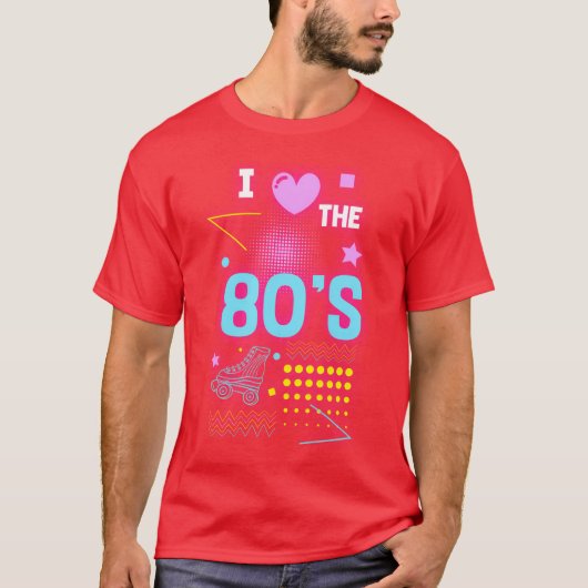 Neon Vintage Geek girl T-Shirt (Vorderseite)
