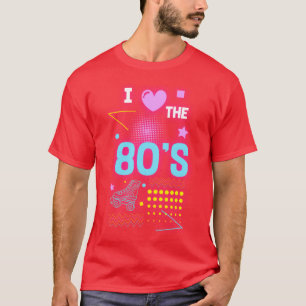 Neon Vintage Geek Mädchen T-Shirt