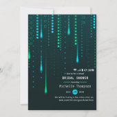 Neon Virtual Duwer Einladung (Vorderseite)