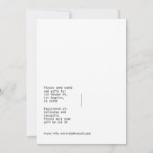 Neon Virtual Duwer Einladung (Rückseite)