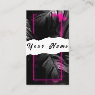 Neon Visitenkarte