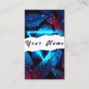 Neon Visitenkarte