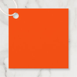 Neon, Vivid Orange Cornhole Set Geschenkanhänger