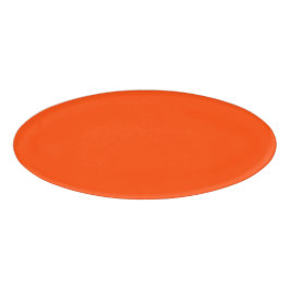 Neon, Vivid Orange Cornhole Set Namenschild
