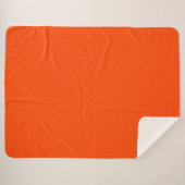 Neon, Vivid Orange Cornhole Set Sherpadecke (Vorderseite (Horizontal))