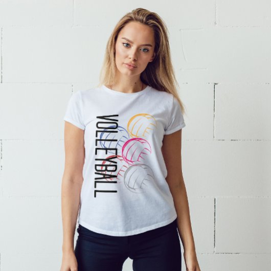 Neon Volleyballs T-Shirt