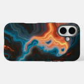 Neon-Vortex-Abstrakt Case-Mate iPhone Hülle (Rückseite (Horizontal))