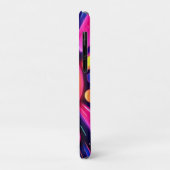 Neon Vortex Abstrakt Space Art Case-Mate iPhone Hülle (Hinten/Links)