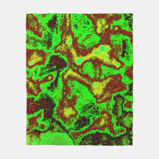 Neon Vortex Fleece Blanket (Vorderseite)