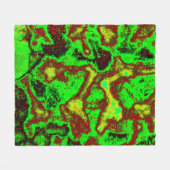 Neon Vortex Fleece Blanket (Vorderseite (Horizontal))