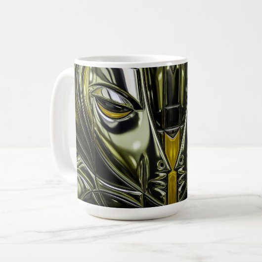 Neon Vortex Mug Kaffeetasse (Vorderseite Links)
