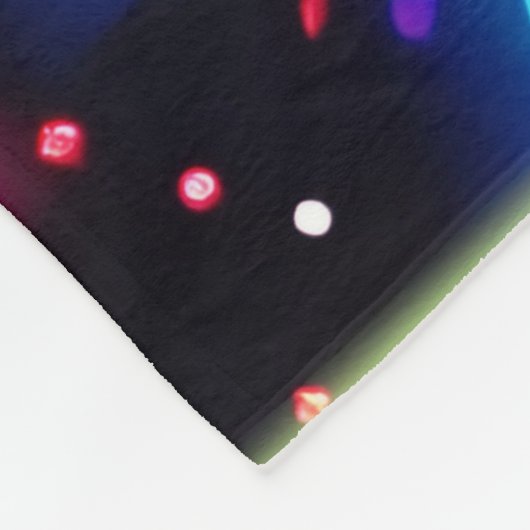 Neon Vortex Odyssey Fleecedecke (Ecke)